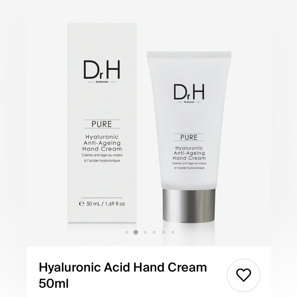 Pure Hyaluronic Anti-Ageing Hand Cream - White